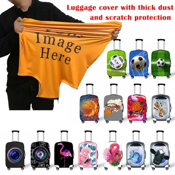

SHUJIN 3D Camera Luggage Cover Thicken Elasticity Luggage Protective Covers Suitcase Suitable for 18-32 inch Travel Accessories