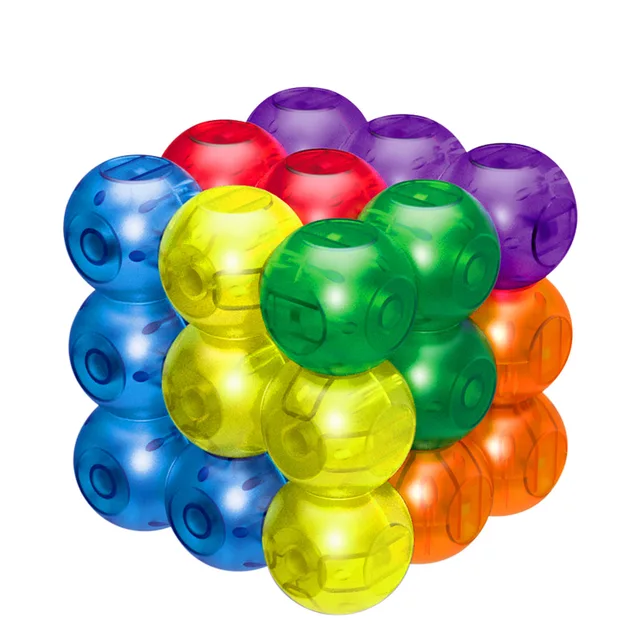 Multifunctional Assembly Of Magnetic Cube Building Blocks Luban Soma Cube Boy 3-6-8 Years Old Educational Early Childhood Toy 6