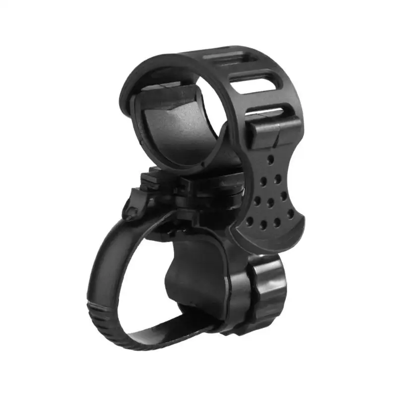 Rotation Bike Bicycle Handlebar Mount Bracket Flashlight Torch Holder Clip Clamp