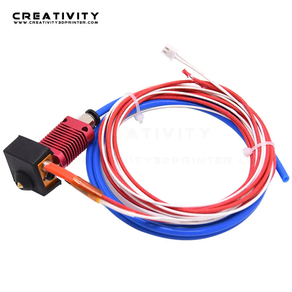 

Creativity New Ender-3 V2 Version Extruder Kits Aluminum Heat Block with Heater Thermistor for Creality Ender-3