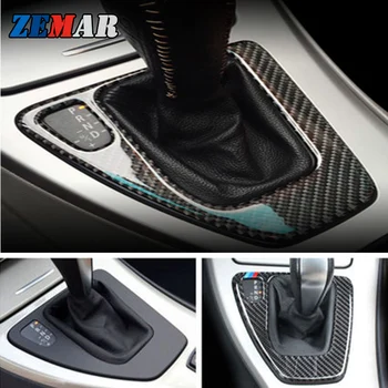 

Carbon Fiber For BMW E92 E90 3 Series 2005-2012 Interior Gear Shift Panel M Performance Trim Car stickers and decals LHD RHD