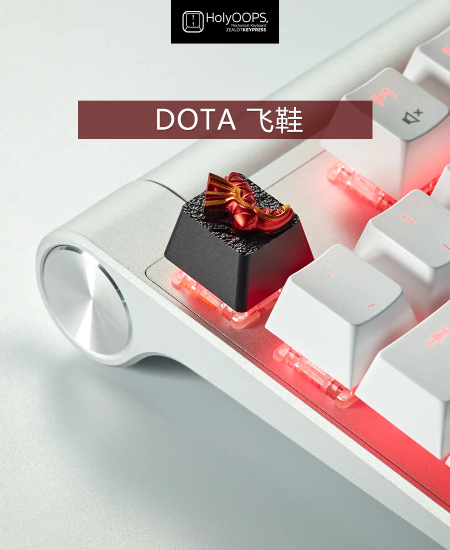 DOTA keycap R4 holioops Алюминиевый металлический keycap cherry mx keycap для механической клавиатуры