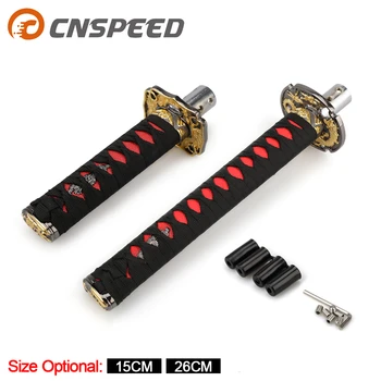 

Universal JDM Samurai Sword Shift Knob Shifter 155MM 265MM Katana Metal Weighted Sport With 12mm Hole