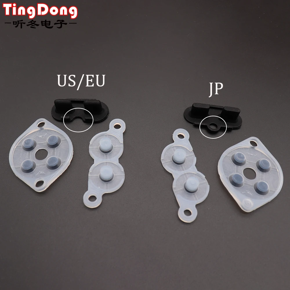 Us/Eu Jp Silicone Conduttivo Adesivo In Gomma Button Pad Tastiera Di Alta Qualità Per Nes Super Nes Nintendo Conduttivo Di Ricambio