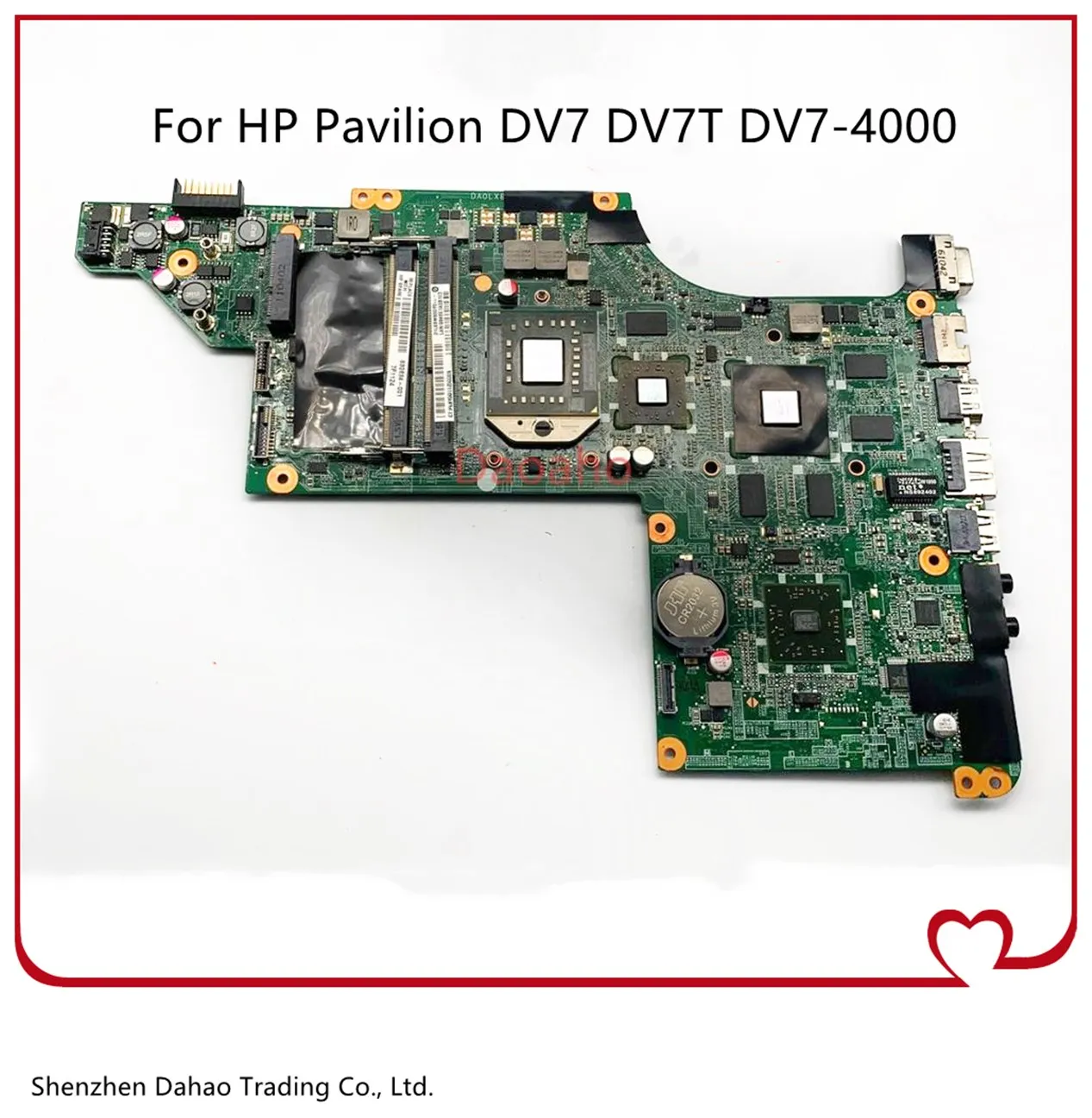 DA0LX8MB6E1 DA0LX8MB6D1 для HP DV7T DV7-4000 Материнская плата ноутбука 615687-001 630834-001 с HD5650 1G-GPU 100%