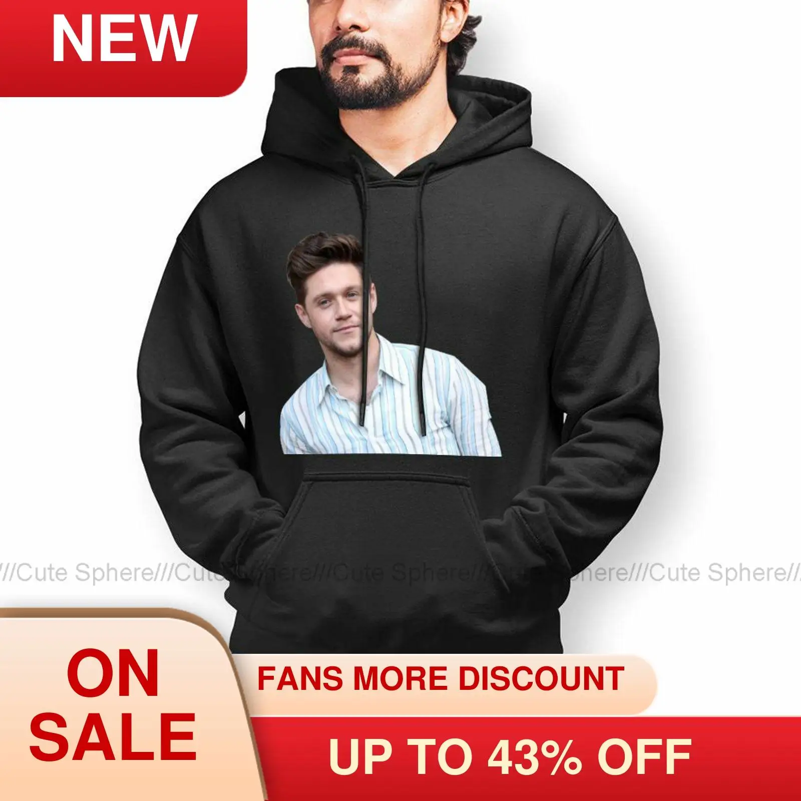 

Nice Niall Horan NIALL HORAN HEARTBREAK WEATHER Hoodies Warm Cotton Hoodie Outdoor Long Sleeve Pullover Hoodie Mens Big