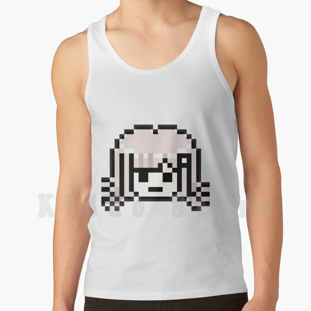 Canottiere Chiaki Nanami Sprite Canottiera Senza Maniche Chiaki Nanami Chiaki Ultimate Gamer Danganronpa Danganronpa 2 Danganronpa