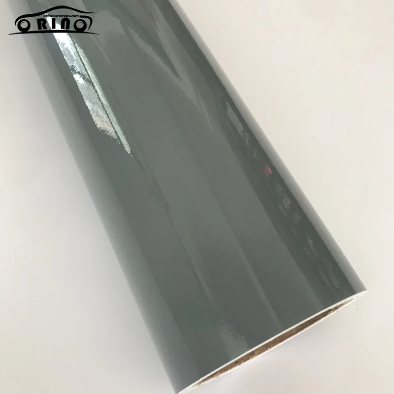 Cement Gray Gloss Vinyl Wrap Sticker-4