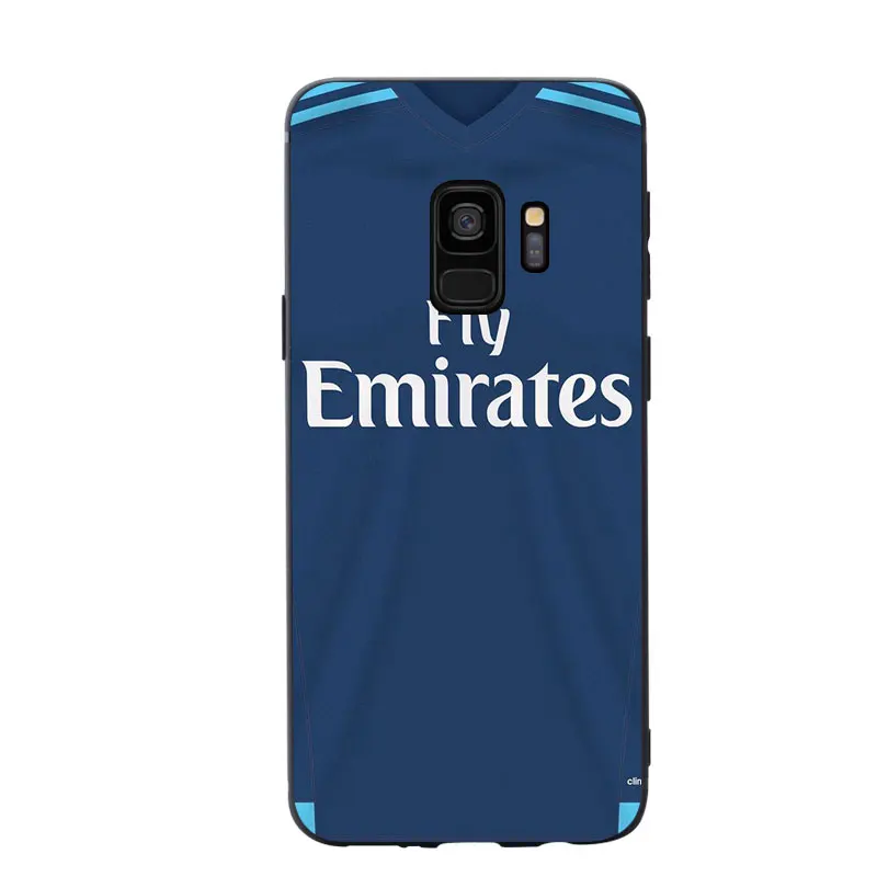 RKQ футбол Мадрид Джерси Стиль чехол для телефона чехол для samsung Galaxy S6 S7 edge S8 plus S9 plus S10 plus lite мягкий чехол - Цвет: A1647