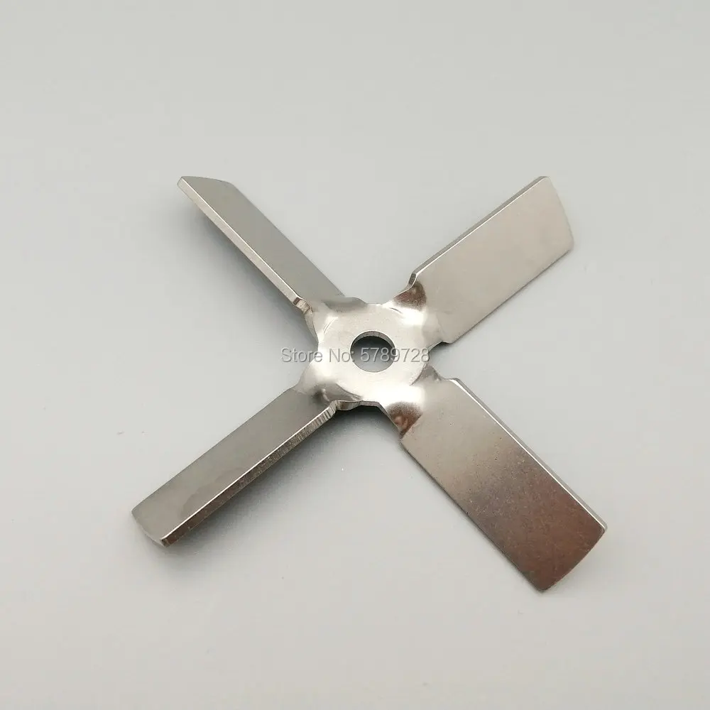 

For lab mixer equipment 1pcs 304 stainless steel Four-blade propeller,Stirring push up the material cross paddler