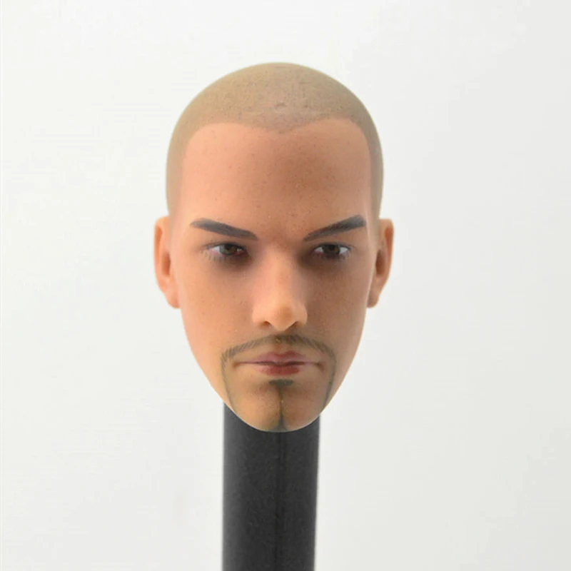 

1/6 масштаб Asura Saint Monk голова лепить Тан монах Saint Bald борода версия для 12 дюймов фигурку аксессуары резьба по голове