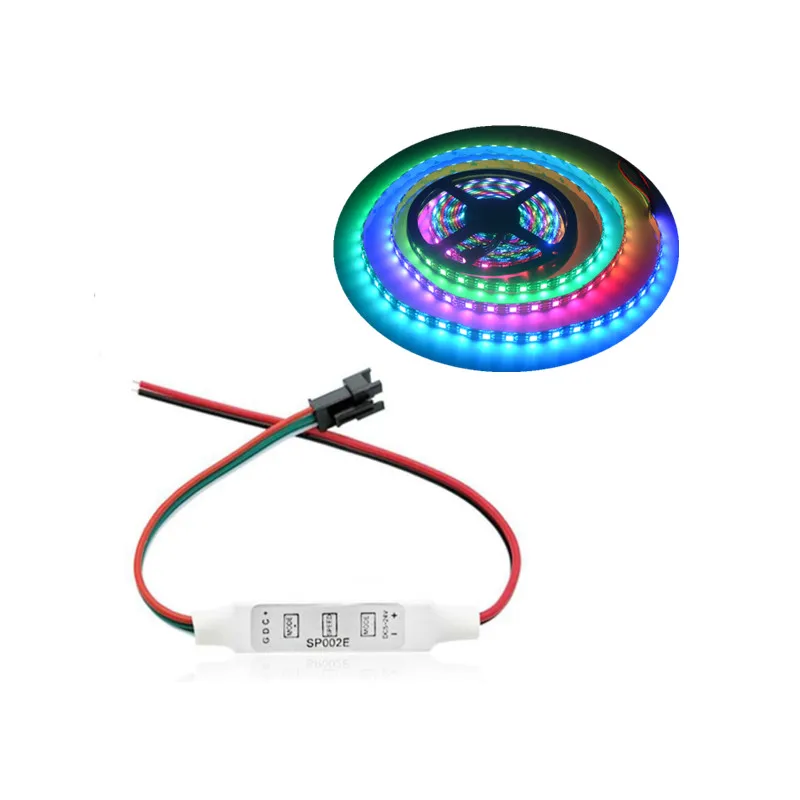 Светодиодный 5-24V WS2811/WS2812B симфония свет с полным Цвет бар проводной 3-клавишным