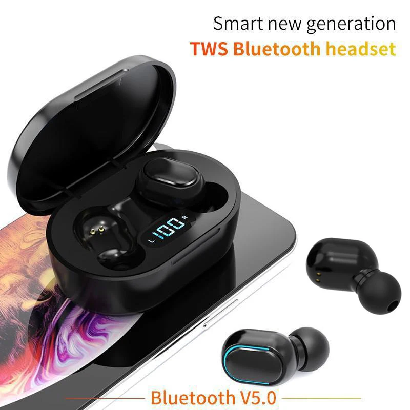 Bluetooth-наушники True Wireless спортивные наушники-вкладыши TWS гарнитура с микрофоном
