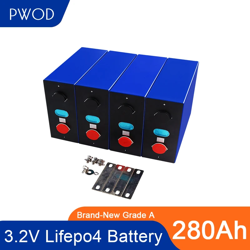Brand new 3.2VEVE280AH lifepo4 battery 4-48pcs fully matched DIY cycle 6000 times with busbar rechargeable battery pack Duty fre - ANKUX Tech Co., Ltd