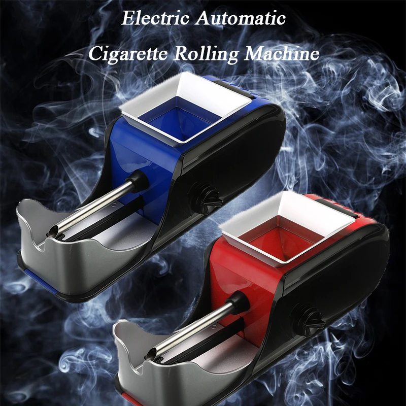 

Automatic Electric Cigarette Rolling Machine Maker DIY Tobacco Roller Vogue Electric Cigarette Rolling Tools Gadgets 22*9*7.5cm
