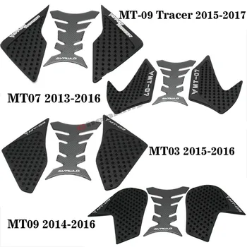 

For Yamaha MT03 2015-2016 MT07 2013 to 2017 MT09 2014 to 2017 2018 MT 09Tracer Protector Anti slip Tank Pad Sticker Gas 3M Decal