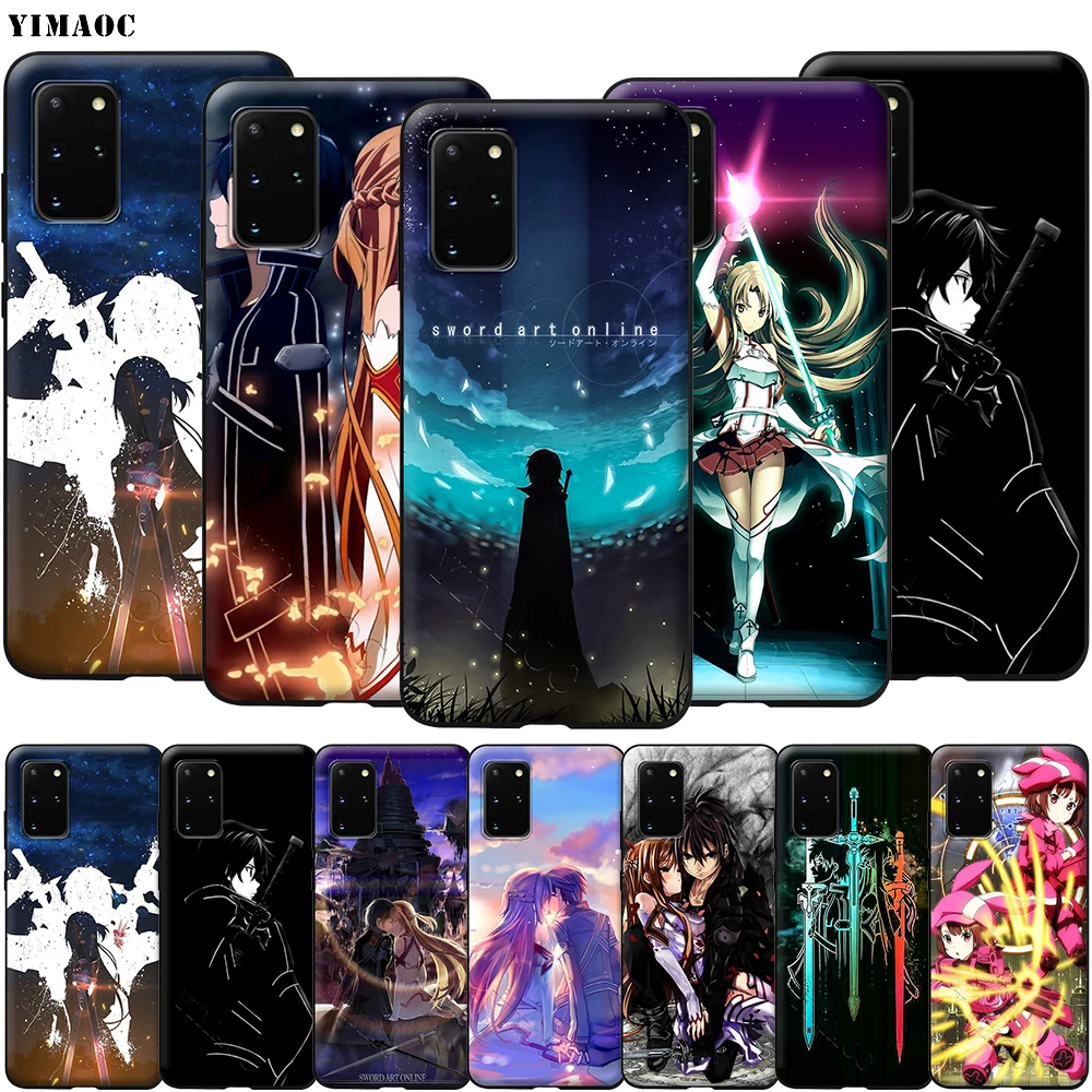 YIMAOC Sword Art Online Мягкий силиконовый чехол для Samsung Galaxy S6 S7 S10e Edge S8 S9 Plus A3 A5 A6 A7 A8 A9 J6 Note 8 9