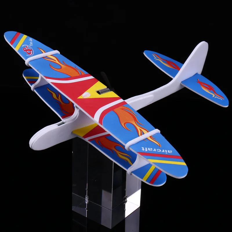 

New Style Foam Electric Airplane Hand-Tossed Charging Wings Model Airplane Drop-resistant Cyclotron Model Plane Gift Toy