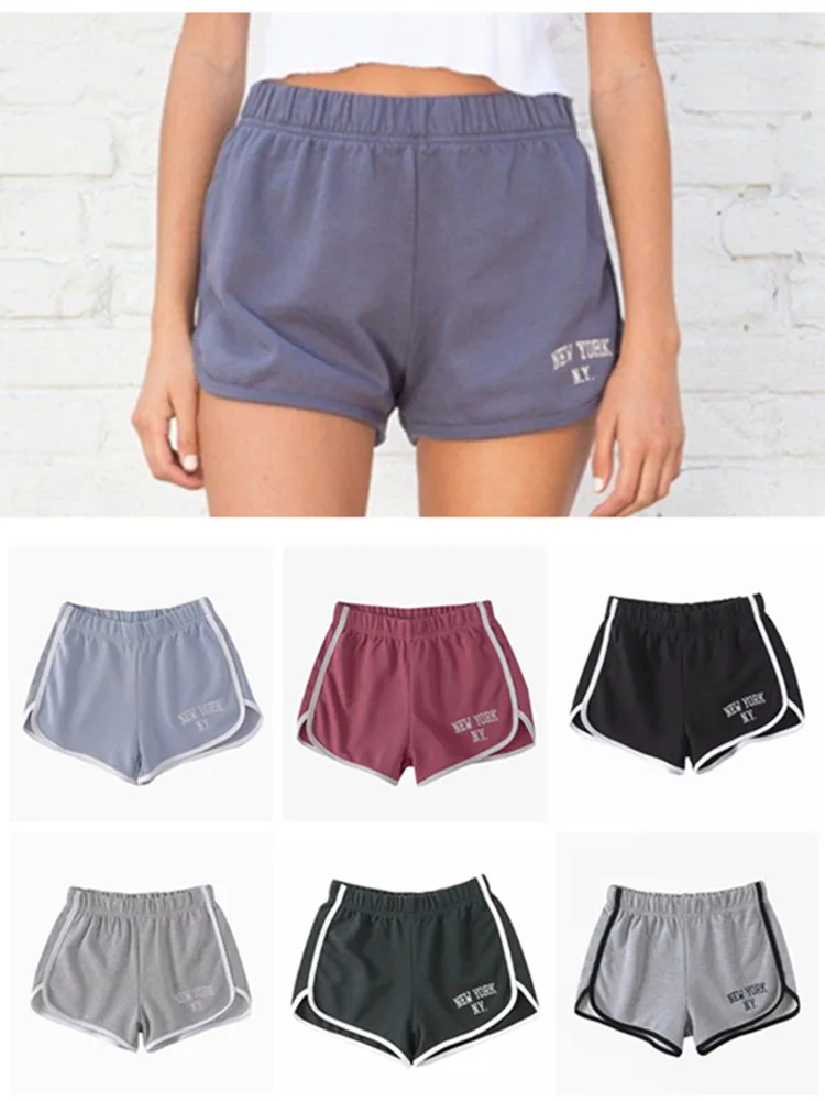 Women's Embroidered Letter Stretch Shorts, Girl Sport Shorts, Brandy Sweatpants, Summer Sweat Pants, Fashion