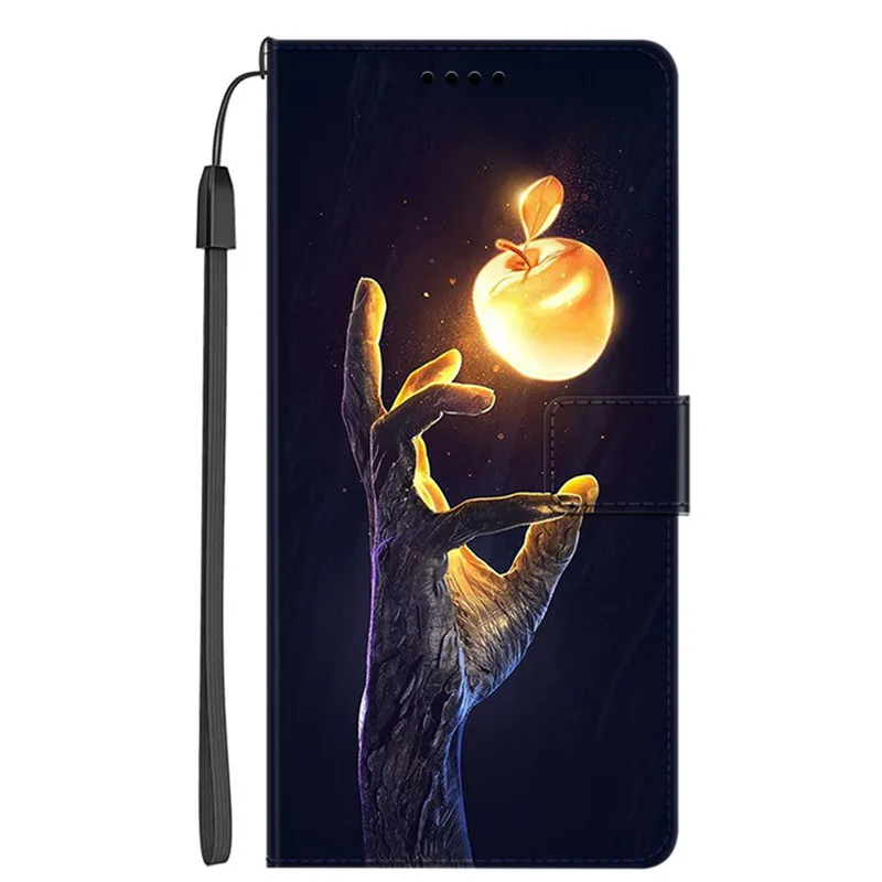 Leather Flip Wallet Case with Magnetic Closure - Elegant Protective Cover