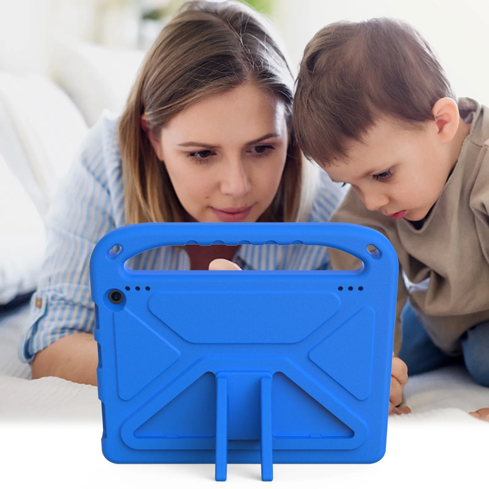 Case for Fire HD 10 Kids EVA Soft Tablet Stand Cover for Fire HD 10 Plus 10.1"