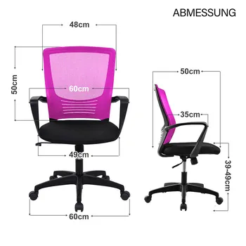

Mesh back swivel chair Matrix Home Office Chair Adjustable Tilting Ergonomic Comfortable Executive Leisure Game Seat Purple
