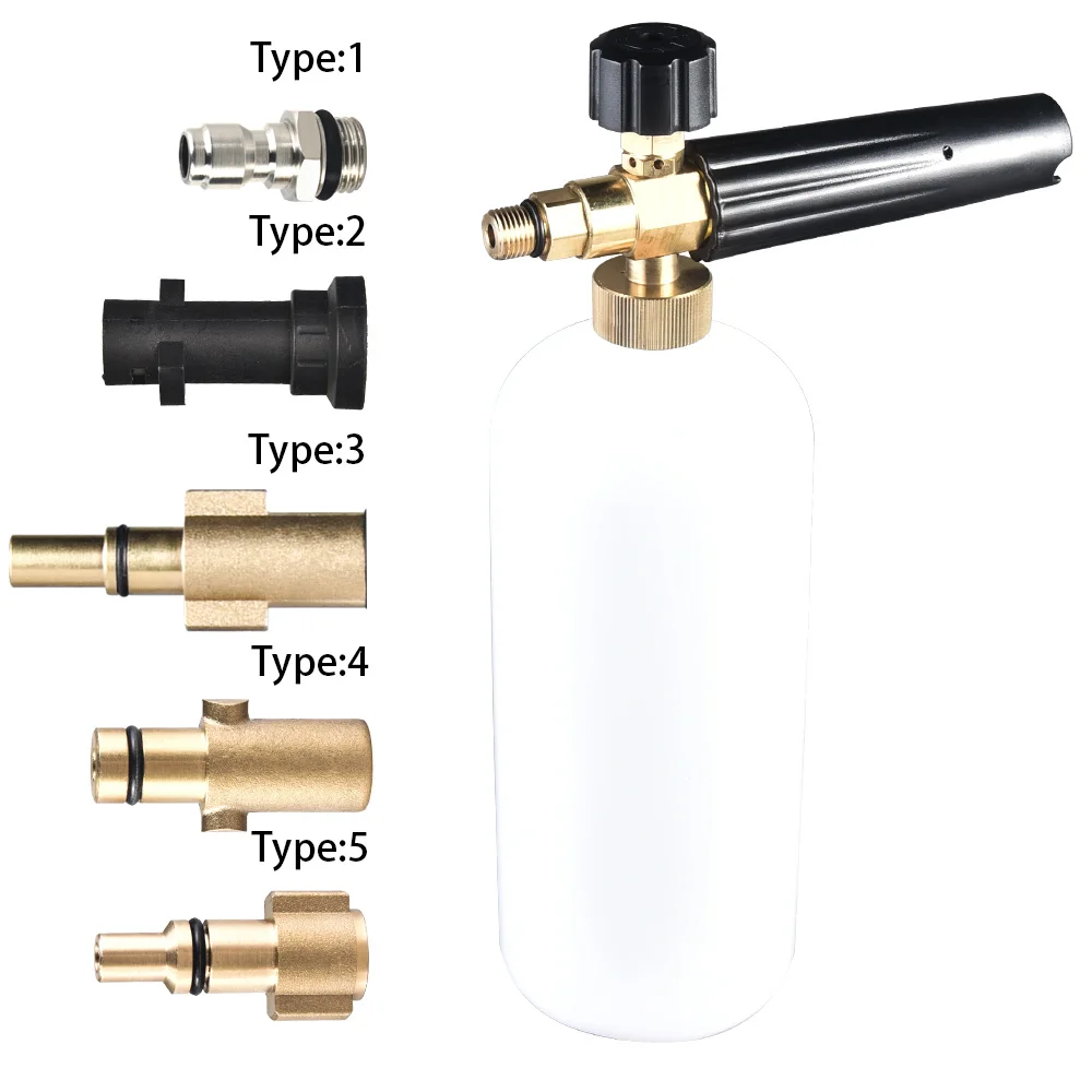 

Car Styling Car Washer Snow Foam Lance for Karcher K Series Soap Foamer Adjustable Foam Nozzle Professional Foam Generator