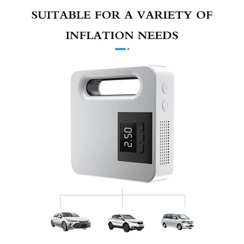 

Car Air Compressor 12v Electric Car Mini Tire Inflator Auto Tyre Pump Tire Air Pump Electric Intelligent Car Tyre Inflator