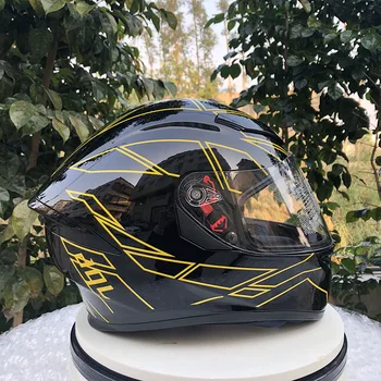 

Motorcycle Helmet Double Lense Free Shipping Flip Up Cross helmet ECE approved Full Face Helmet Casco Racing Capacete
