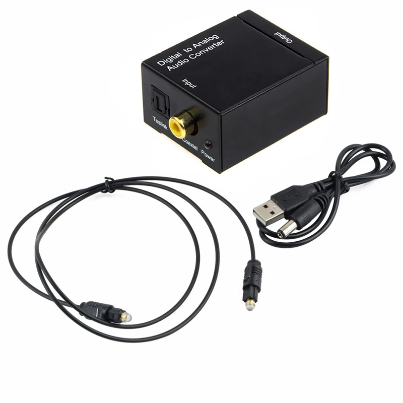 batería Obligatorio micrófono Convertidor de Audio Digital a analógico, amplificador óptico RCA coaxial a  L/R, adaptador| | - AliExpress