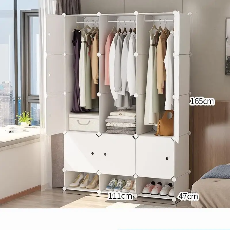 Каса мобили хранения Meble Kleiderschrank Meuble Placard Rangement Armario Ropa De Dormitorio шкаф Guarda Roupa Mueble гардероб - Цвет: Version N