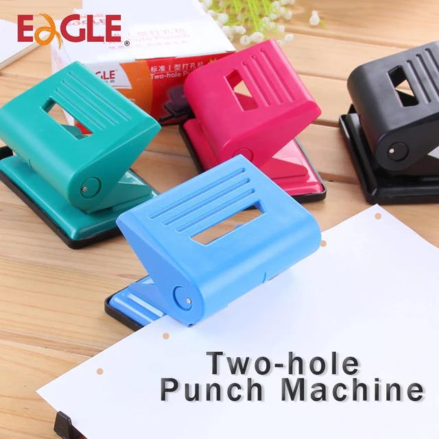 EAGLE Round Hole Puncher Two-hole Punch Document Binding Loose-leaf Paper  Circle Hole Punch A4/A5/A6 Punching Machine Tool 837 - AliExpress