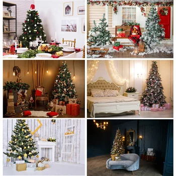 

SHENGYONGBAO Art Fabric Photography Backdrops Wood planks Christmas bay newborn Theme Photo Studio Background 191027SS-03
