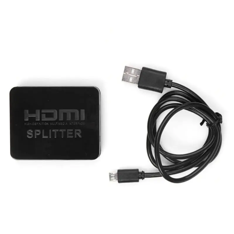 1 комплект Full HD 4K HDMI сплиттер 1X2 3D 1080P 2 порта повторитель усилитель концентратор устройство