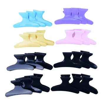 

12PCS/1Box Butterfly Holding Hair Claw Section Styling Tools Hair Clip Clamps Care Hairpins Pro Salon Fix Hair Hairdressing Tool