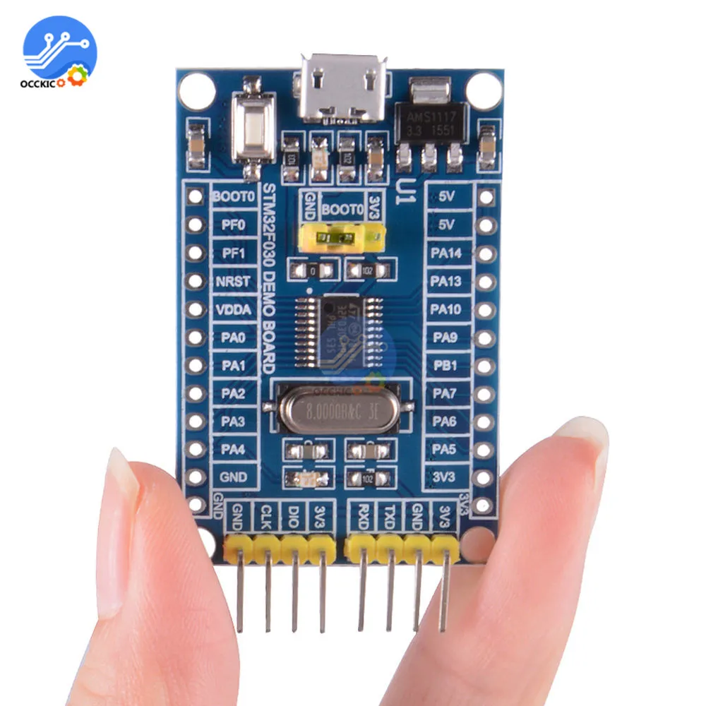Системная плата STM32F030F4P6 ARM макетная для минимальной системы микроконтроллер SWD/ISP