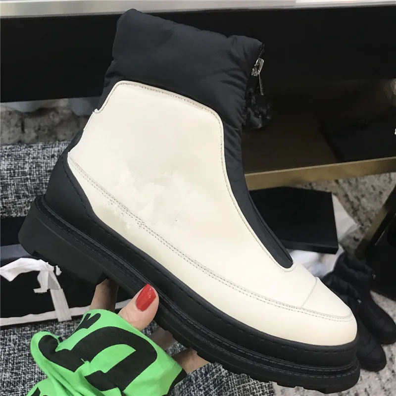 부츠 여성 발목 눈 신발 여성 새로운 패션 여성 신발 지퍼 Botas Mujer 겨울 Zapatos 드 Mujer 따뜻한 뜨거운 여성 신발 새로운