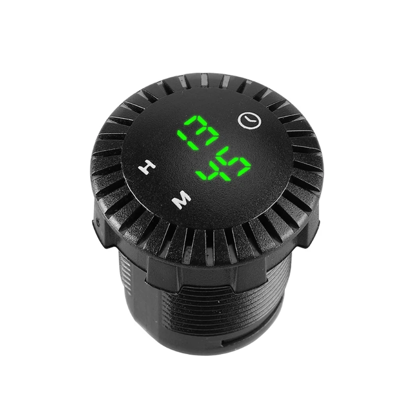 12V/24V автомобильные лодка мотоцикл сенсорный экран цифровые часы светодиодный