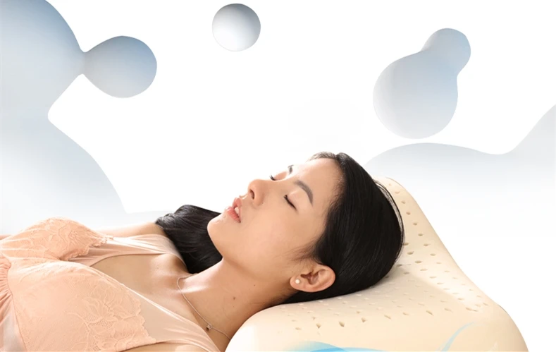 Moonlatex, Таиланд,, 100 натуральный латекс, подушка для здоровья, для массажа шеи, позвонки, Ортопедическая подушка для физиотерапии, кровать, подарок