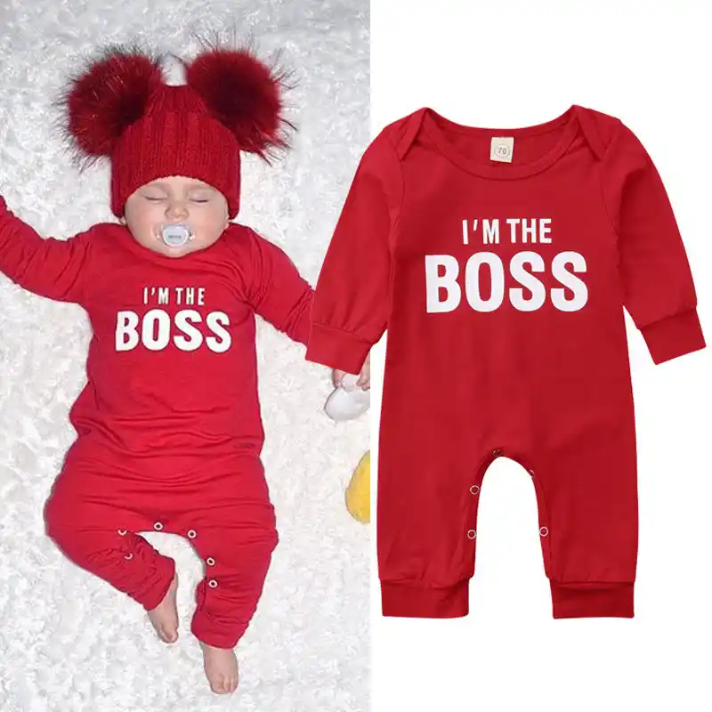 boys red jumpsuit