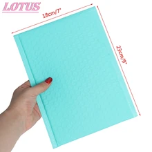 Enveloppes à bulles en Poly sarcelle, 180x230mm/6x9 po, sac de courrier, auto scellant, 10 pièces