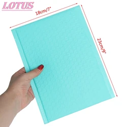 Enveloppes à bulles en Poly sarcelle, 180x230mm/6x9 po, sac de courrier, auto scellant, 10 pièces 