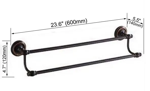 Black Oil Rubbed Bronze Bathroom Accessories Set | Bath Hardware Towel Bar, Soap Dish, Toilet Paper Holder, Robe Hook - mm015 Black Oil Rubbed Bronze Bathroom Accessories Set | Bath Hardware Towel Bar, Soap Dish, Toilet Paper Holder, Robe Hook - mm015