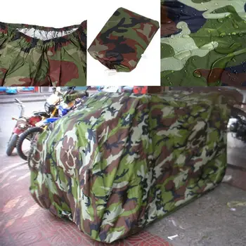 

XL 190T Waterproof Anti-UV Camouflage ATV Storage Cover For Scooter Motorbike 210 * 120 * 115cm