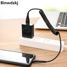 USB кабель выдвижной пружинный кабель для iPhone X XS Max XR 8 7 6 Plus 2.4A кабель для быстрой зарядки кабель для мобильного телефона USB кабель для передачи данных