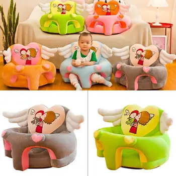 

Kid Sofa Support Seat Cover Learning To Sit Plush Comfortable Toddler Nest Puff Washable Cover Skin for Baby Sofa No Filler