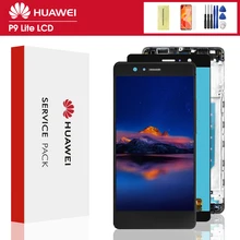 2016 5.2 ''Original LCD Für HUAWEI P9 Lite Display Bildschirm mit Rahmen Ersatz für HUAWEI P9 Lite LCD Display VNS-L31 L21 L19