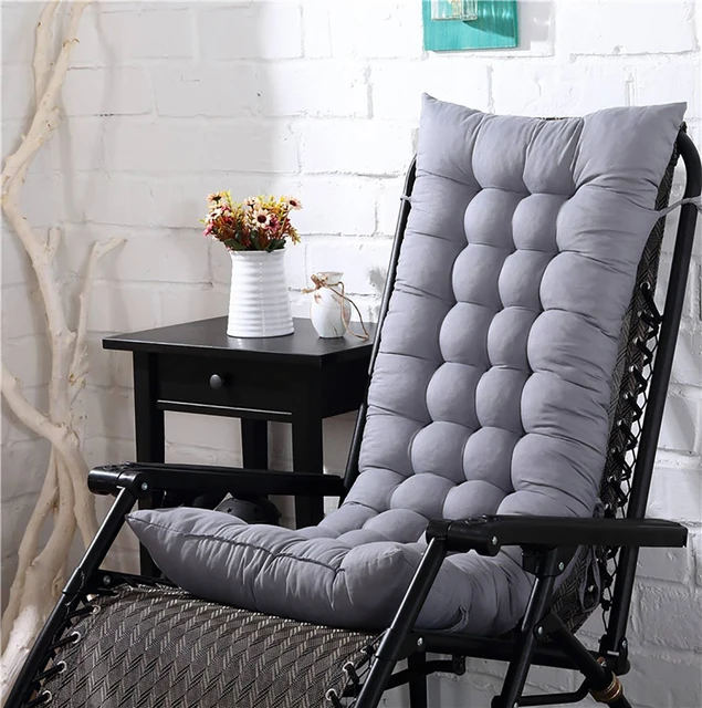 Cushion Recliner Chair Cushion Thick Seat Cushion Rattan Chair Sofa Long  Cushion