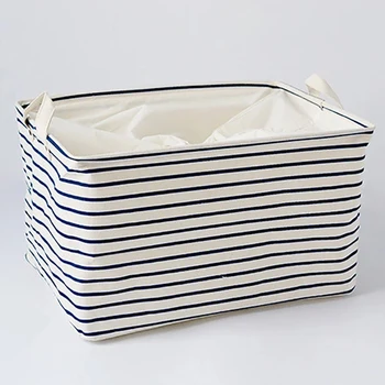 

Drawstring Closure Portable Collapsible Keep Tidy Closet With Handles Stackable Large Capacity Wardrobe Storage Basket Clothes