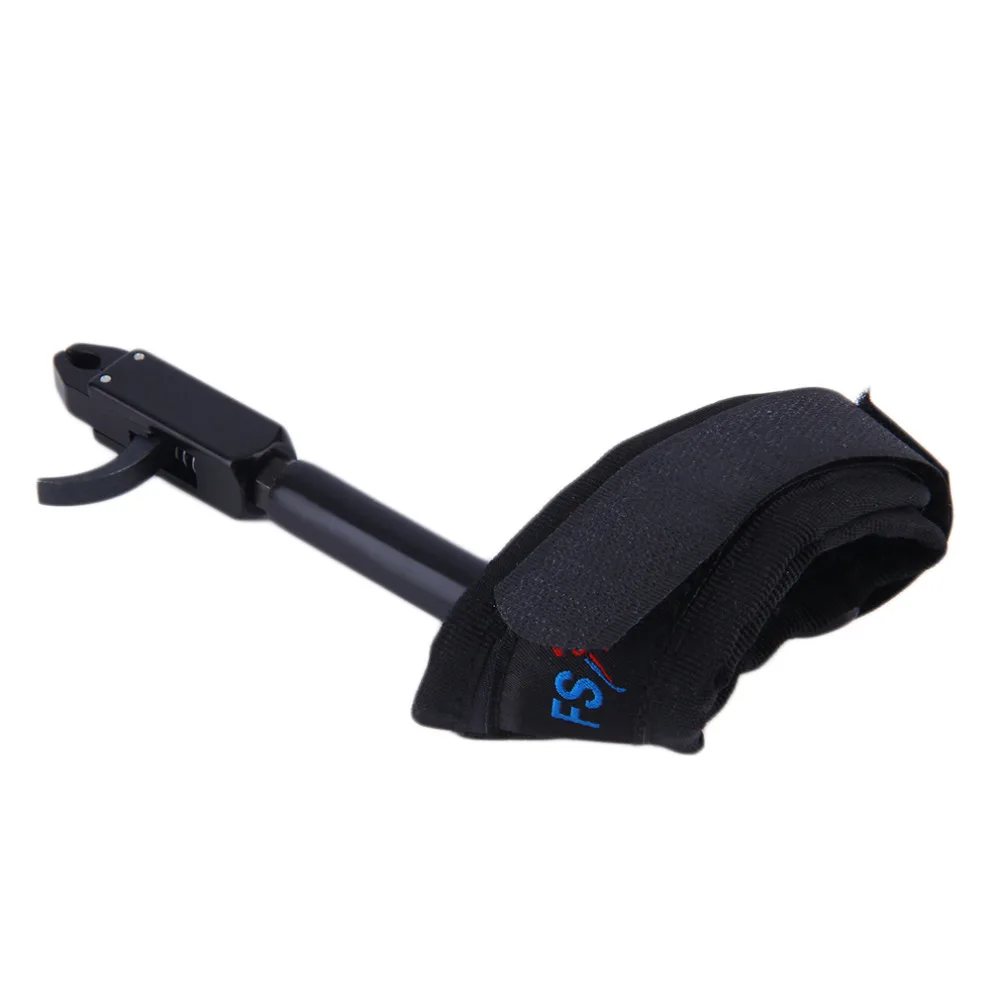 

2018 Hunting Archery Compound Bow Release Caliper Aid Strap Shooting Pro Arrow Trigger Wristband Accessories grip 180 degree